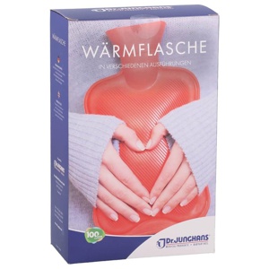 WÄRMFLASCHE 2 l mit Bezug rot Produktbild