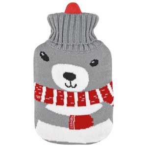 WÄRMFLASCHE Baby 1 l m.Rollkragenpullover-Bezug Produktbild