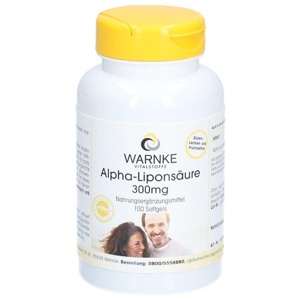 WARNKE Alpha-Liponsäure 300 mg 100 St Kapseln Produktbild