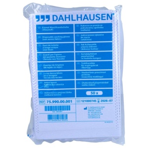 Waschhandschuhe Flauschvlies, 50 St Handschuhe Produktbild