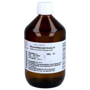 WASSERSTOFFPEROXID Lösung 3% 500 g Lösung Produktbild