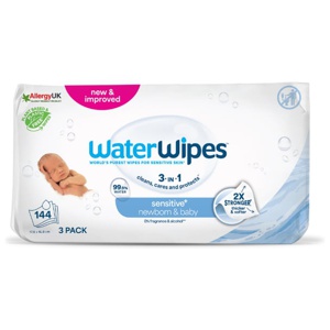 WaterWipes Baby Wipes 3 x 48 st produkt bild