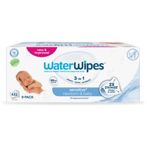 WaterWipes Baby Wipes 9x48 st produkt bild