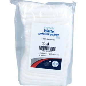 WATTE GEFALTET gelegt 100% Baumwolle Produktbild
