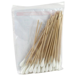 WATTESTÄBCHEN Holz 15 cm 10-11 mm mit Wattekopf Produktbild