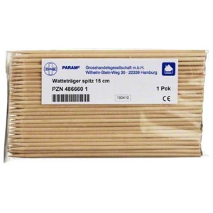 Watteträger 15cm spitz, 100 St n.v. Produktbild