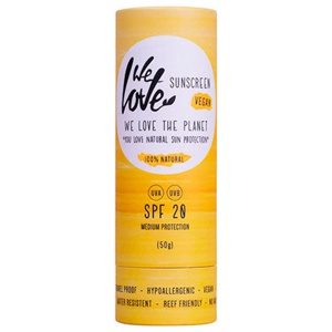 We love the Planet We love the Planet Natural Sunscreen Stift Spf 20   50 g produktbillede