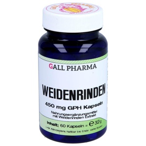 Weidenrinden 450 mg GPH Kapseln Produktbild