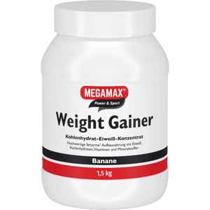 WEIGHT GAINER Megamax Banane Pulver Produktbild