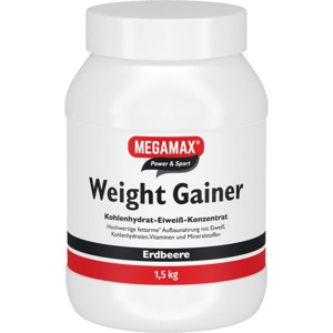 WEIGHT GAINER Megamax Erdbeere Pulver 1500 g Pulver Produktbild