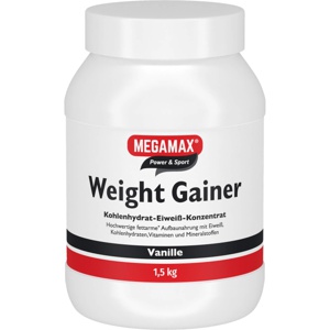 WEIGHT GAINER Megamax Vanille Pulver 1500 g Pulver Produktbild