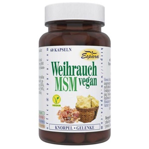 Espara Weihrauch MSM vegan 60 St Kapseln Produktbild