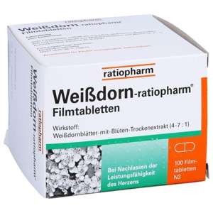 WEISSDORN-RATIOPHARM Filmtabletten Produktbild