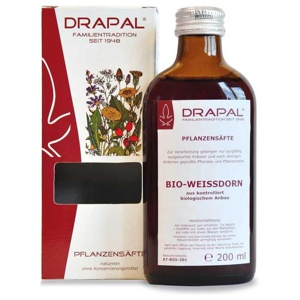 WEISSDORNBEEREN Bio Pflanzensaft Drapal Produktbild