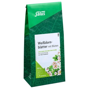 WEISSDORNBLÄTTER m.Blüten Arzneitee Bio Salus Produktbild
