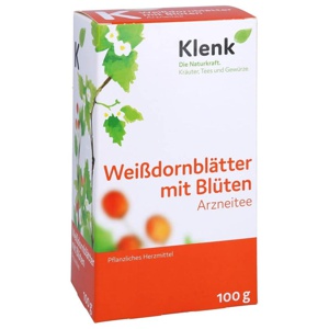 Weissdorn Blätter mit Blüten Tee, 100 g Tee Produktbild