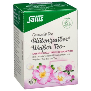 WEISSER TEE Blütenzauber Bio Salus Filterbeutel Produktbild
