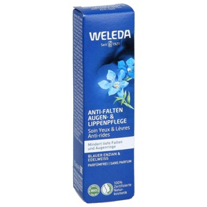 WELEDA Anti-Falten Augen- und Lippenpflege Blauer Enzian & Edelweiss 10 ml Creme Produktbild