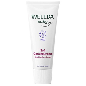 Weleda baby 3in1 Gesichtscreme weiße Malve, 50 ml Creme Produktbild