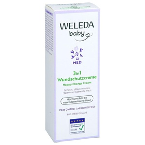 WELEDA baby 3in1 Wundschutzcreme weiße Malve Produktbild
