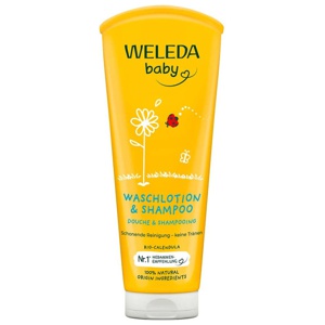 Weleda Baby Waschlotion & Shampoo Calendula Produktbild