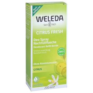 Weleda Citrus Fresh Deo Spray Nachfüllflasche, 200 ml Spray Produktbild