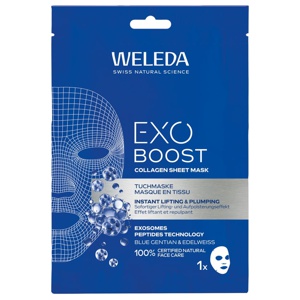 Weleda Exo Boost Collagen Sheet mask produkt bild
