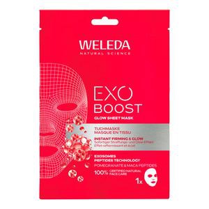 Weleda Exo Boost Glow Sheet Mask Pomegranate - 20 ml produktbillede