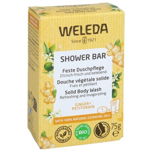 WELEDA feste Duschpflege Ginger+Petitgrain Produktbild