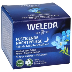 WELEDA Festigende Nachtpflege Blauer Enzian & Edelweiss 40 ml Nachtcreme Produktbild