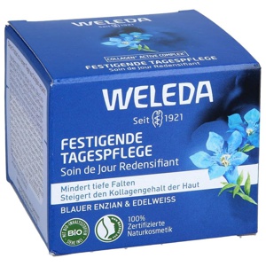 WELEDA FESTIGENDE TAGESPFLEGE Blauer Enzian & Edelweiss 40 ml Tagescreme Produktbild