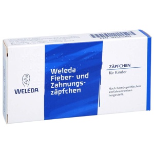 WELEDA Fieber- und Zahnungszäpfchen Produktbild