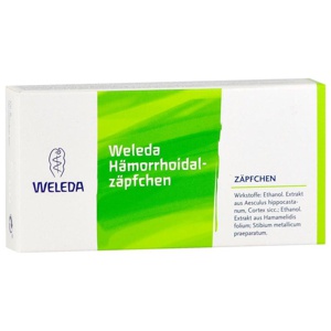 WELEDA Hämorrhoidal Zäpfchen Produktbild