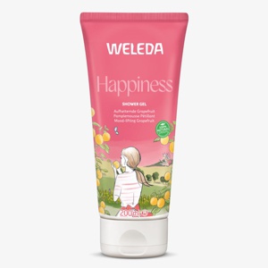 Weleda Happiness Shower Gel Grapefruit   200 ml produktbillede