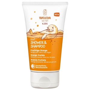 WELEDA Kids 2in1 Shower & Shampoo fruchtige Orange Produktbild