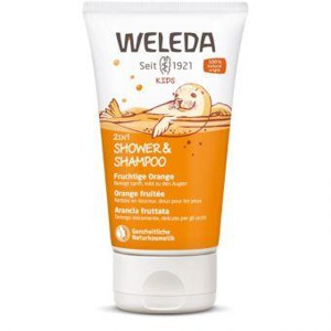 Weleda Kids laste šampoon-dušikreem apelsin 150 ml toote pilt