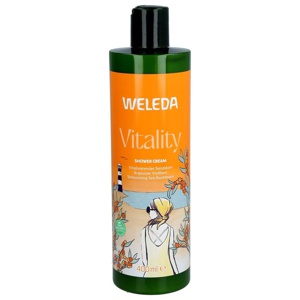 WELEDA Vitality SHOWER CREAM Sanddorn 400 ml Duschgel Produktbild