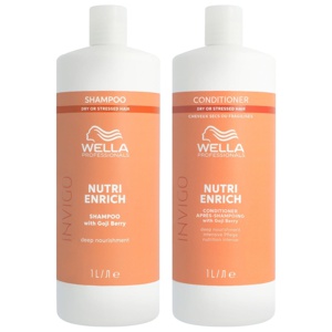 Wella Professionals INVIGO Nutri-Enrich Duo Shampoo 1000 ml & Conditioner 1000 ml - 2000 ml produktbillede