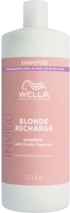Wella Professionals Invigo Blonde Recharge Cool Blonde Shampoo 1000 ml produktbilde