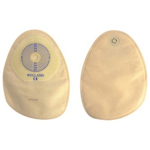 Welland Flair Active Xtra sluten häftpåse, Midi med spolbar innerpåse hål 29 mm, 30 styck produkt bild