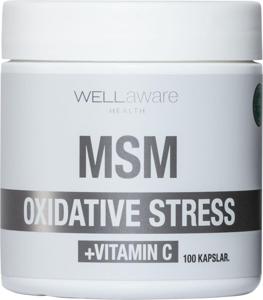 WellAware MSM + Vitamin C 100 kapslar produkt bild