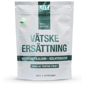 WellAware Vätskeersättning Tropisk 200 g produkt bild