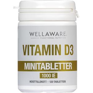 WellAware D3 1000IE 120 st minitabletter produkt bild