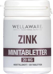 WellAware Zink Minitabletter 120 st produkt bild