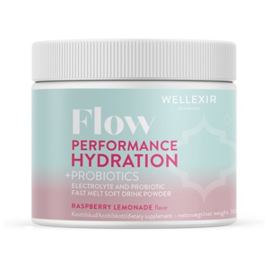 Wellexir Flow Hydration Raspberry Lemonade produktbillede