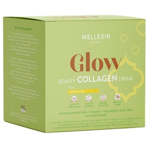 Wellexir Glow Beauty Collagen Drink Lemonade 30x6g produktbilde