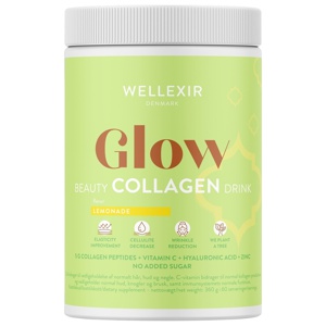 Wellexir Glow Beauty Collagen Drink Lemonade 360 g produktbilde