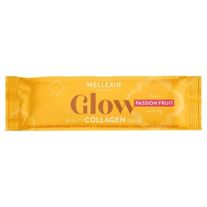 Wellexir Glow Beauty Collagen Drink Passion Fruit produktbillede