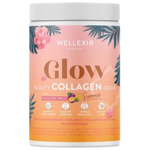 Wellexir Glow Beauty Collagen Drink Passion Fruit 360 g produktbilde