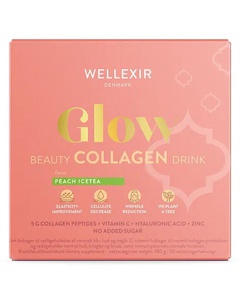 Wellexir Glow Beauty Drink Peach Ice Tea produktbillede